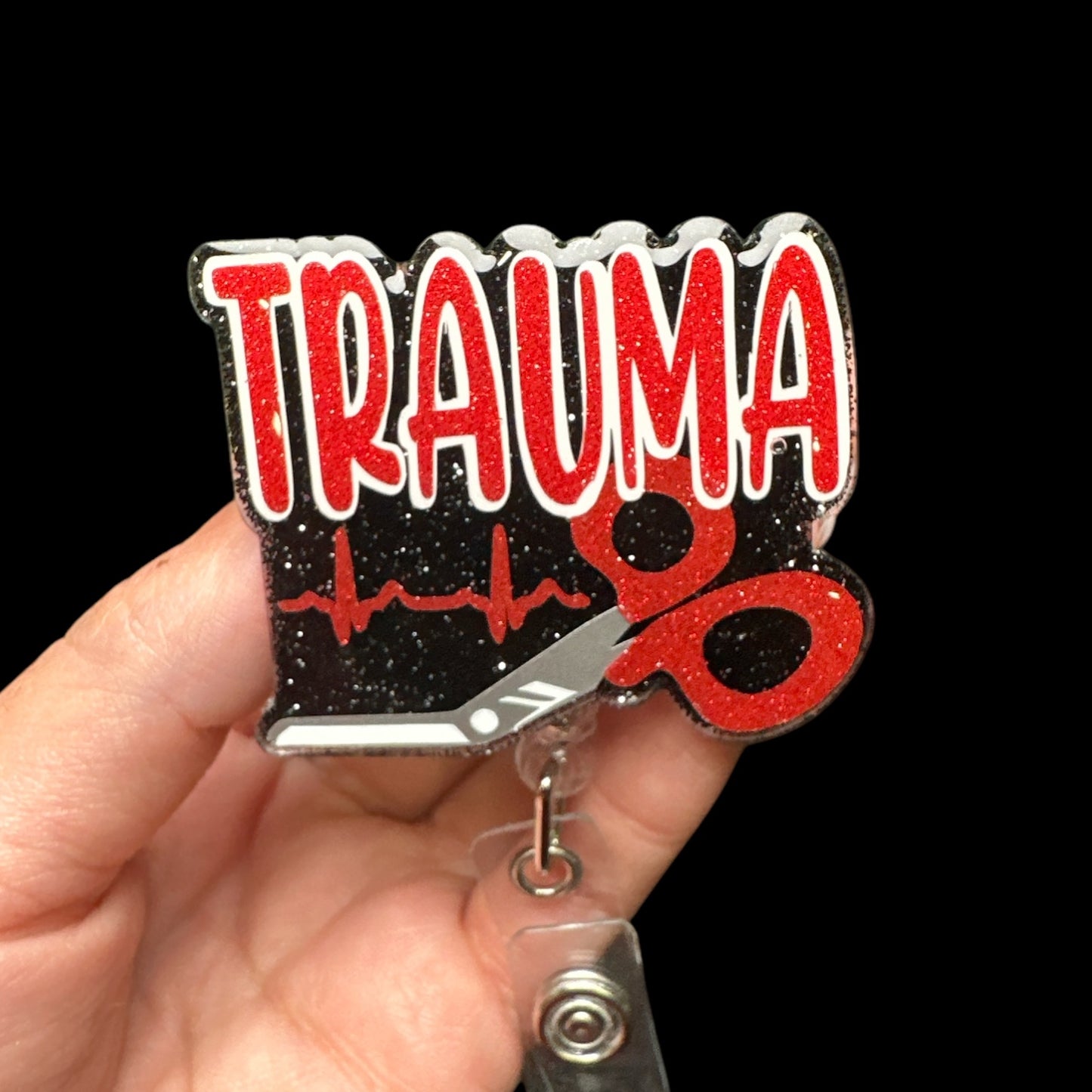 Trauma Nurse Badge Reel