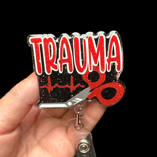 Trauma Nurse Badge Reel