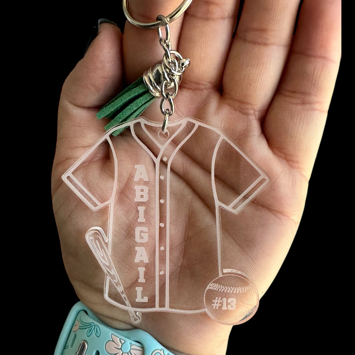 Can be for Softball Bag tag with name