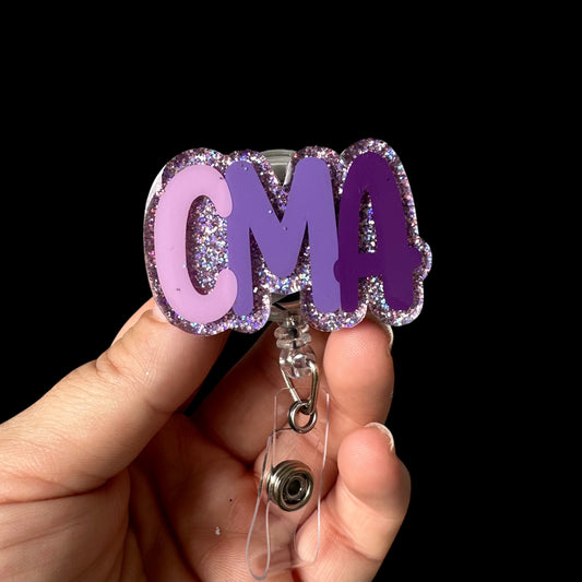 CMA Badge Reel, Certified Medical Assistant Badge Reel, Medical Badge Reel, Personalized Badge Reel, Medical Assistant Badge Reel, Nurse