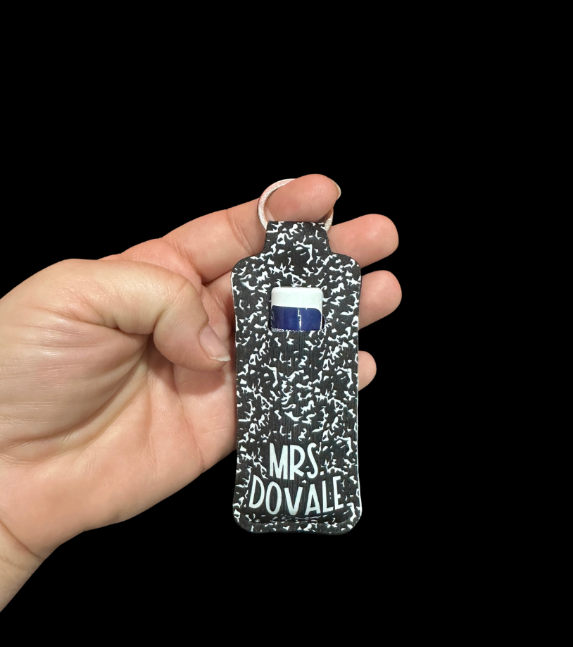 Gift for teacher lip balm holder 