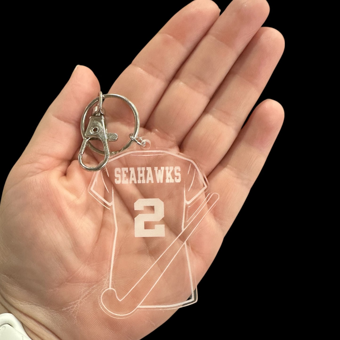 Field Hockey Personalized Keychains, Team Gift, Bag Tag, Senior Night, Personalized Field Hockey Gift