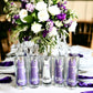 Glitter Purple Bridal Party Shot Glasses