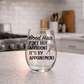 Good Hair Isn’t by Accident Stemless Wine Glass 15oz