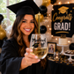 Graduation Wine Glass