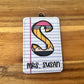 ID Card holder with letter design and name