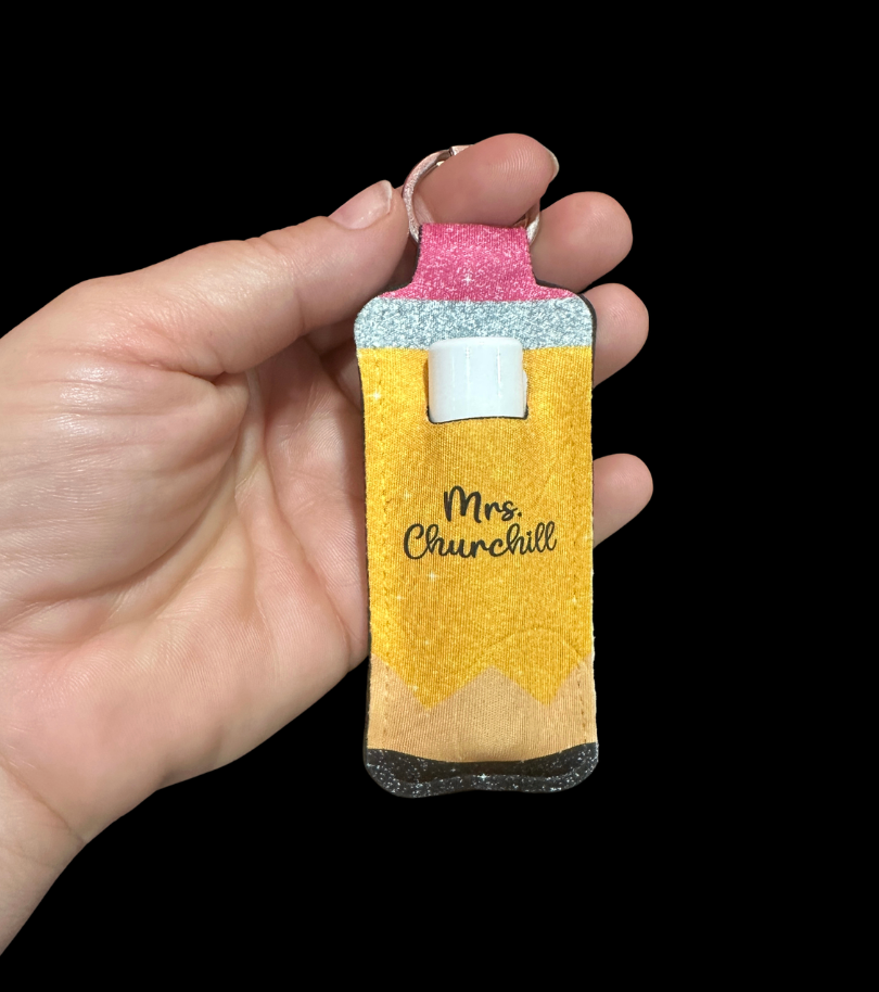 Teacher lip balm holder gift