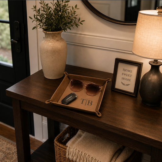 6x6 personalized valet Trays