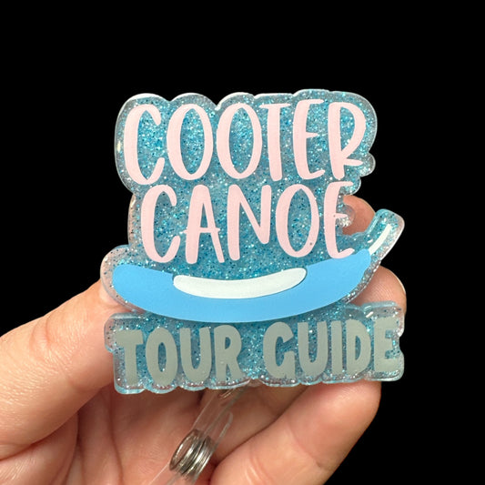 Cooter Canoe Badge Reel