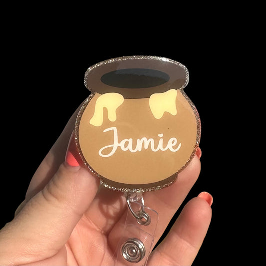 Honey Pot Personalized Badge Reel