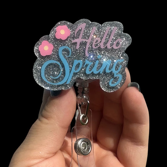 Hello Spring Badge Reel