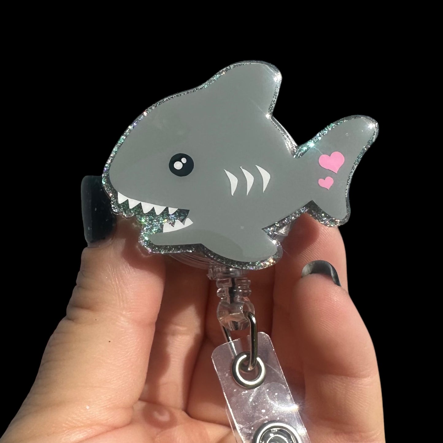 Shark Baby Badge Reel