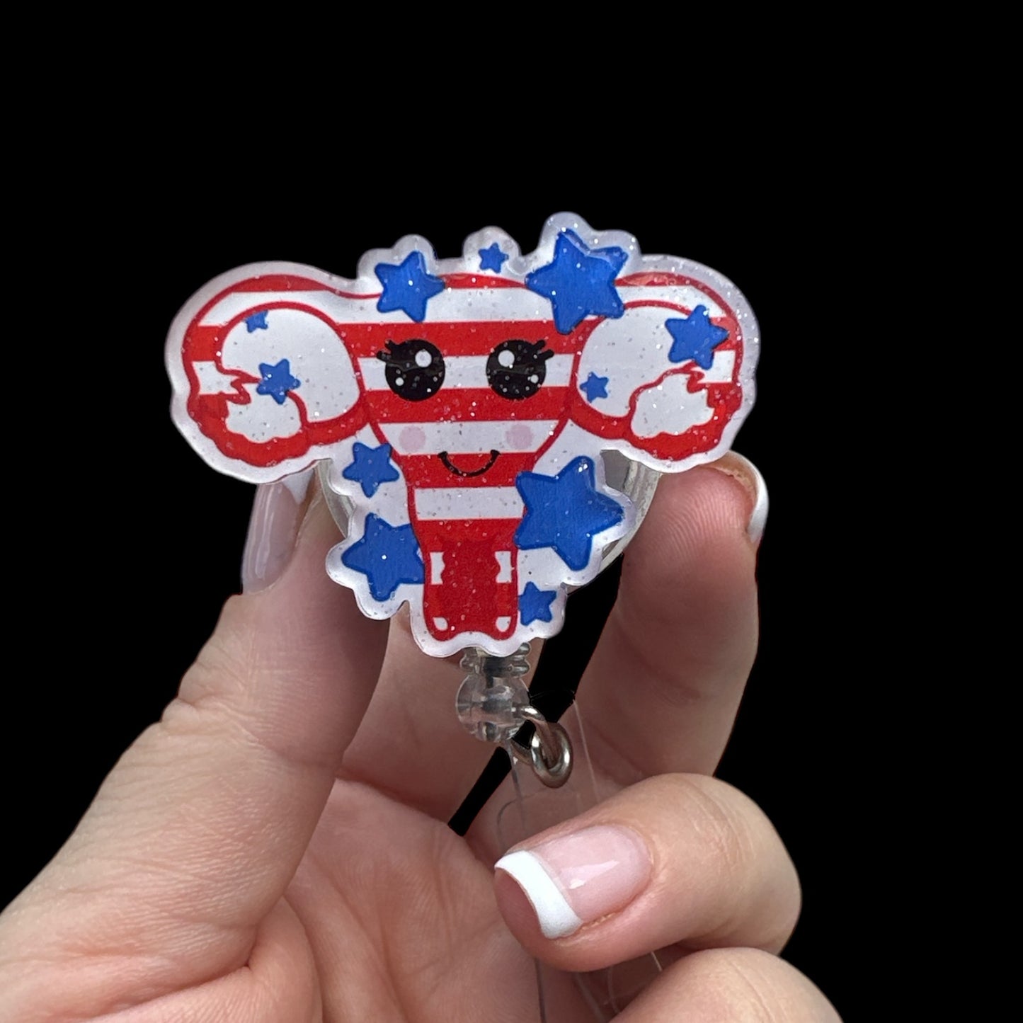 American Uterus Badge Reel