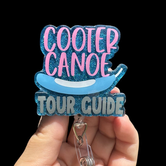 Cooter Canoe Badge Reel