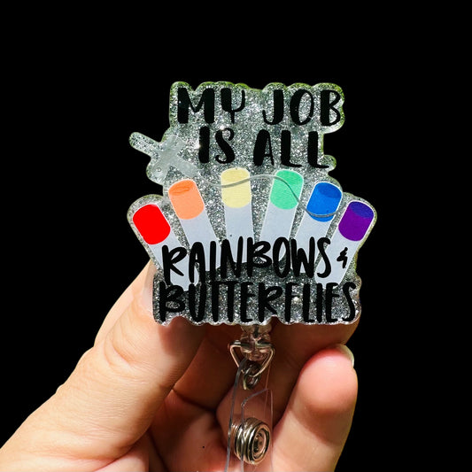 This reel is perfect for anyone who wears a badge and will sure get a lot of compliments. Great gift for medical workers, coworkers, employees, graduation or your work bestie