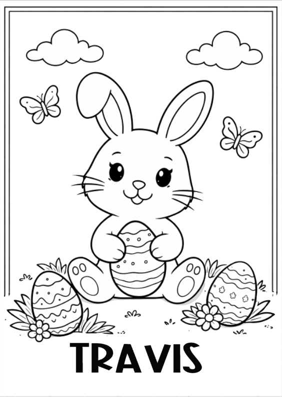 Personalized Easter Paint Kit DIY
